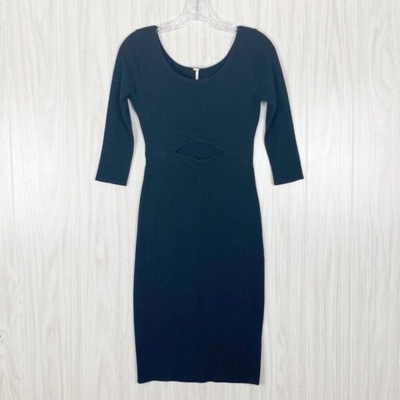 Free People Dresses & Skirts - Free People | Long Sleeve Little Black Dress Small